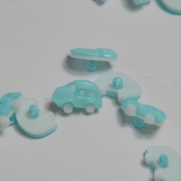 Knopf | Kinder AUTO | Hellblau